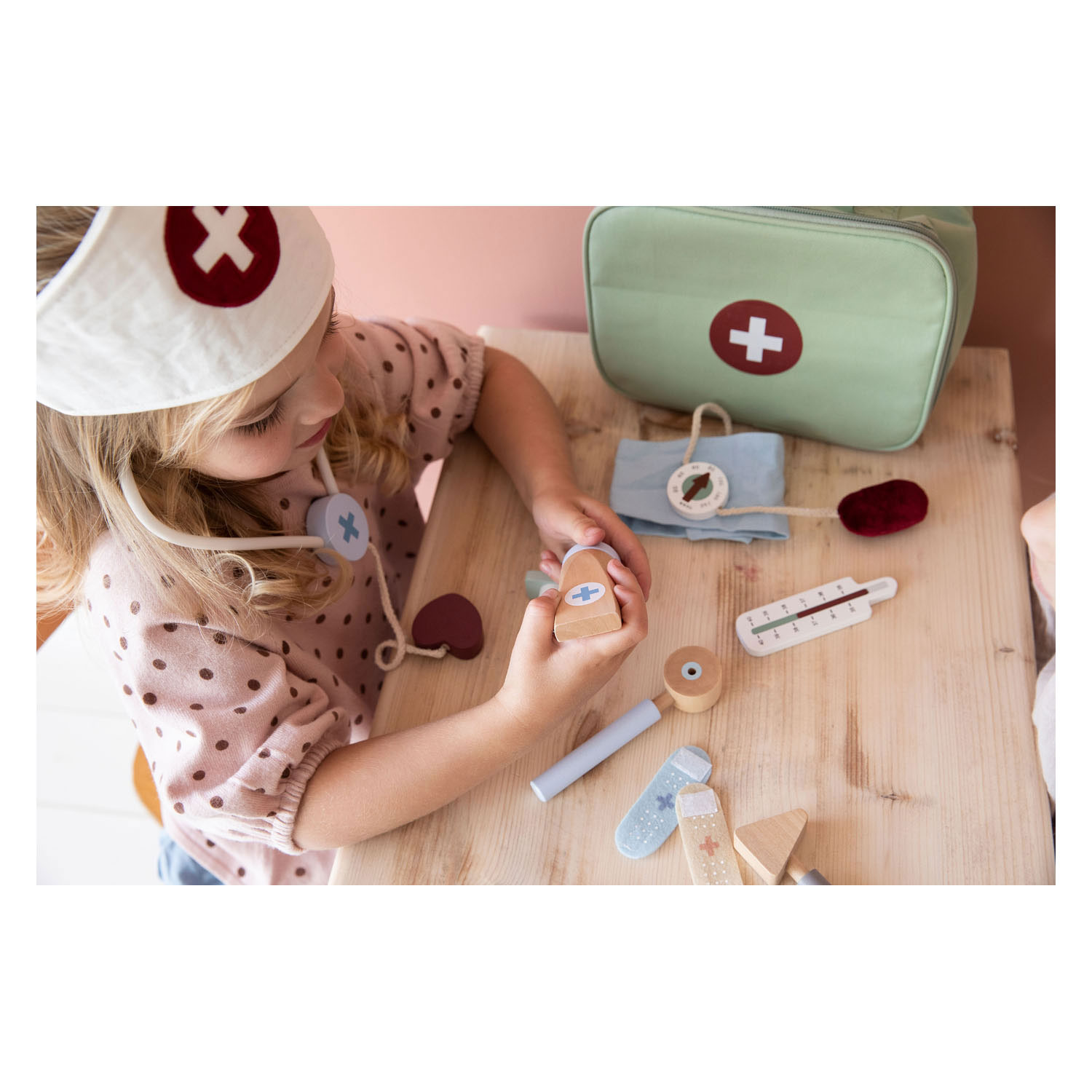 Little Dutch Houten Dokter Speelset, 15dlg.