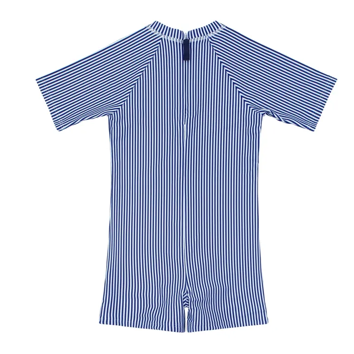Minnow Combishort Anti-UV Rayé | Bleu marine