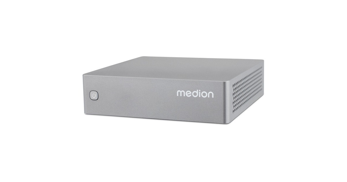 MedionMini S06 MD35315 barebone  (Zilver | Core i3-1315U | UHD Graphics | 8 GB | 512 GB SSD | Geen OS)