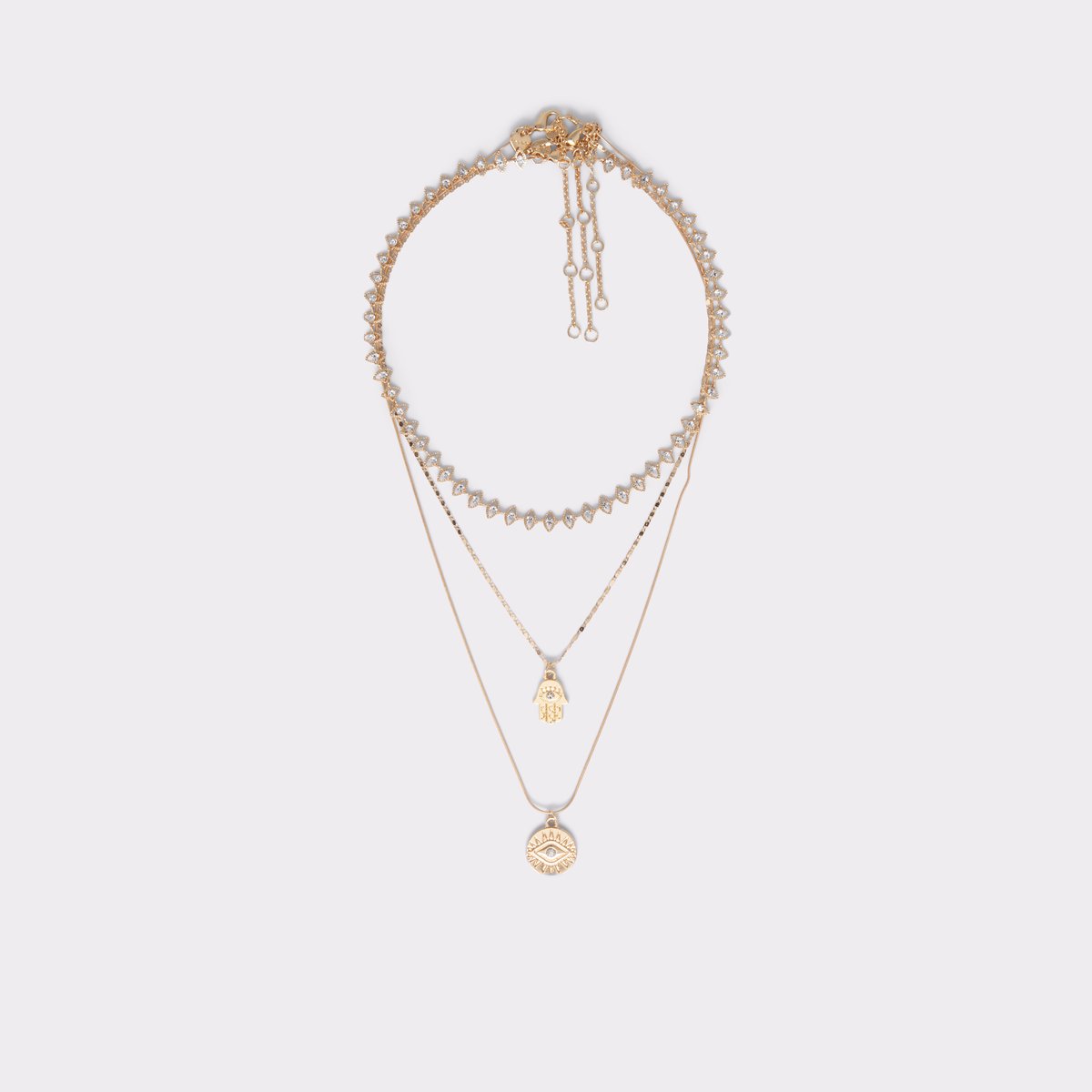 Legardomwen Gold-Clear Multi Women Necklaces | ALDO Canada