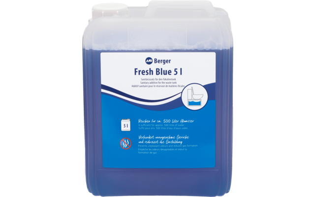 Berger Fresh Blue Sanitärflüssigkeit - Sanitärzusatz für den Fäkalientank