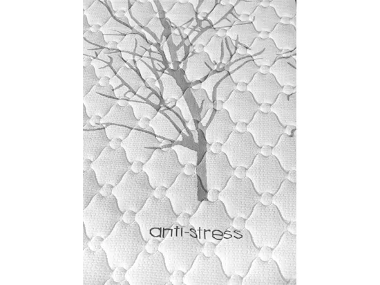 Matelas 180x200 therapy carbone anti stress® | mousse h.r. | épaisseur 19 cm | orthopédique | tissu 3d système airfresh