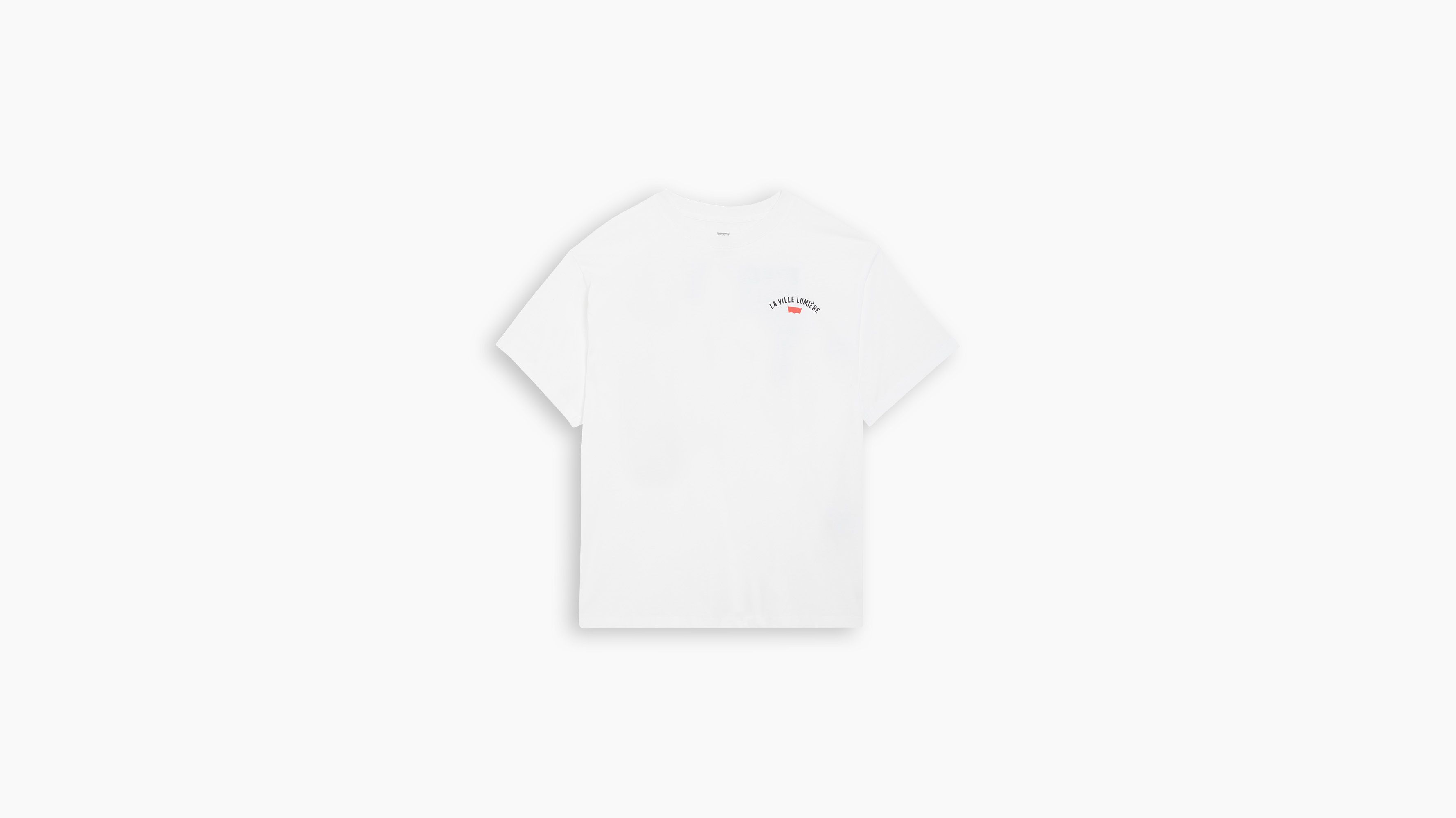 T-shirt graphique Vintage - Paris District White + - Blanc