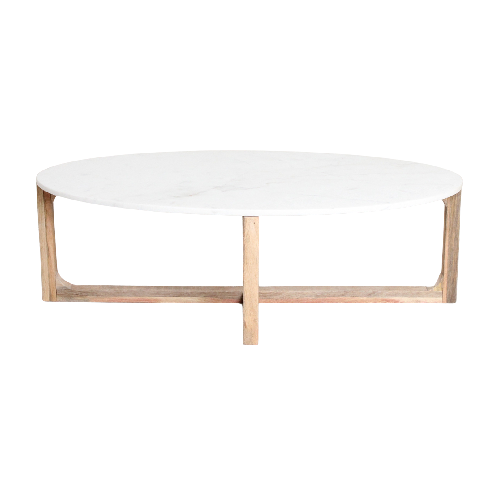 Salontafel Marmer Ovaal Wit