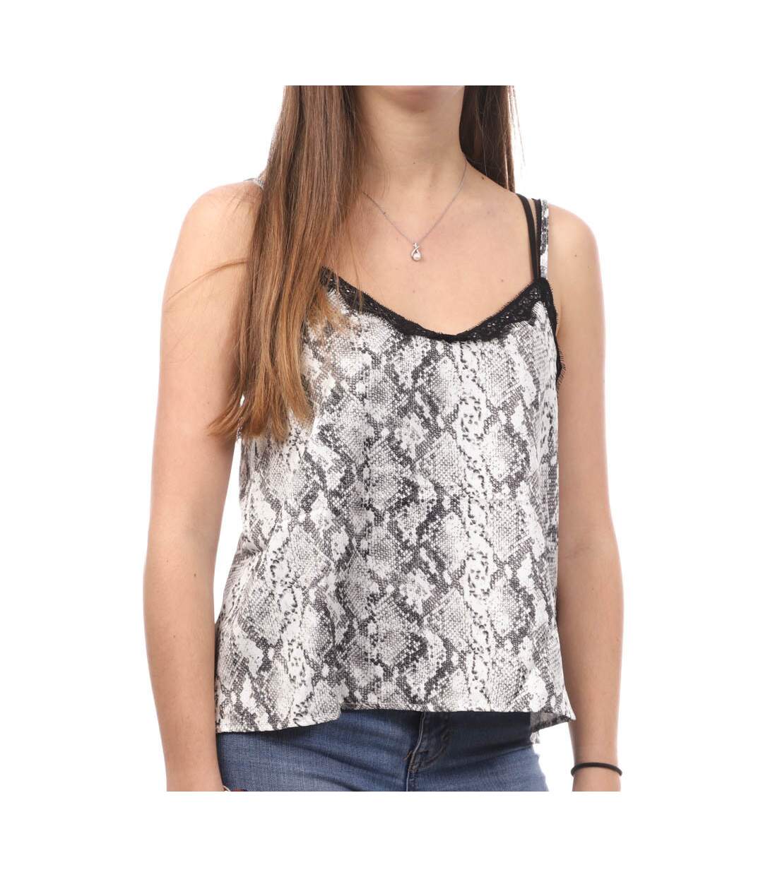 Débardeur Gris Serpent Femme Teddy Smith Alexia