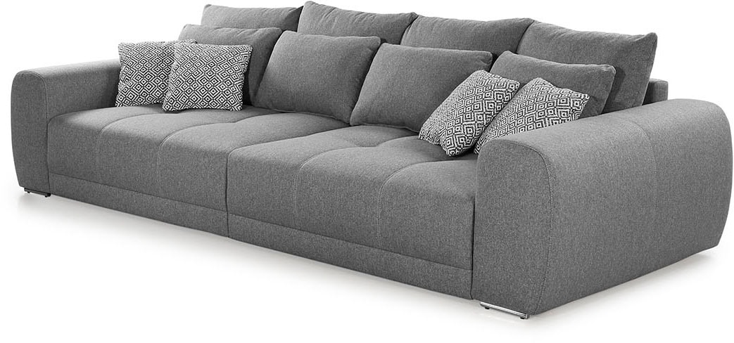 Jockenhöfer Gruppe Big-Sofa »Moldau XXL, B: 306 cm« Mega-Sofa, mit Federkern & 4 Zierkissen