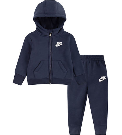 Nike Sweatset - Cardigan/Jogginghosen - Midnight Navy