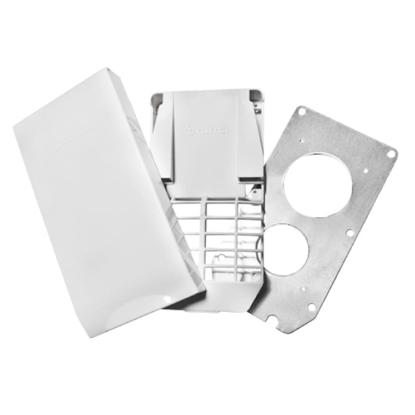 Grille extérieure avec cache-grille Truma Blanc