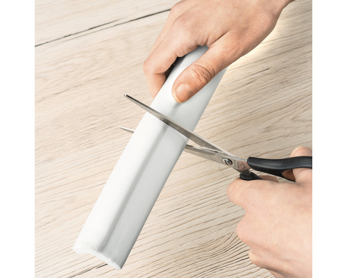 Zachte klevende randbeschermer, wit, 1 m, 2 stuks