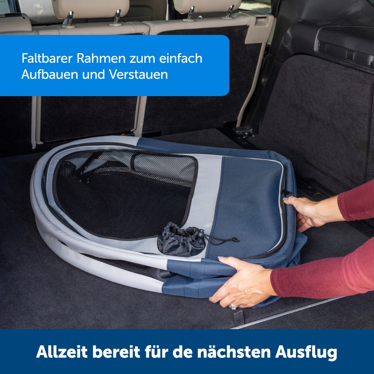 PetSafe Happy Ride Faltbare Hunde-Reisebox