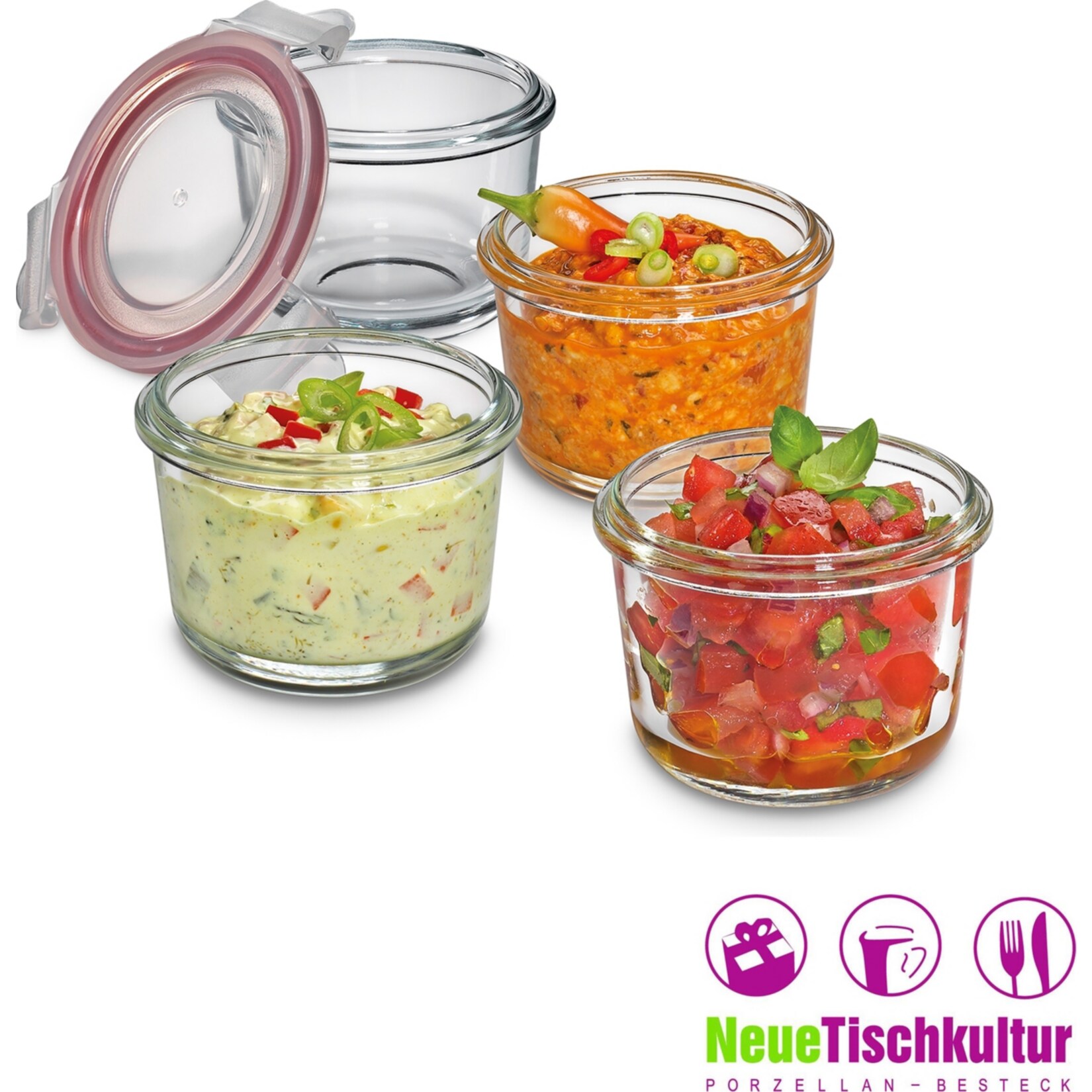 neuetischkultur Vorratsdose Mini Glas