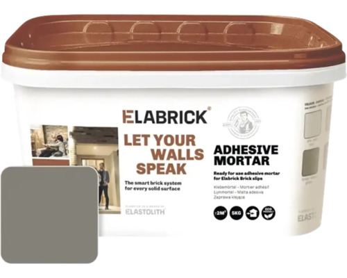 Elabrick cementgrijze lijmmortel 5 kg