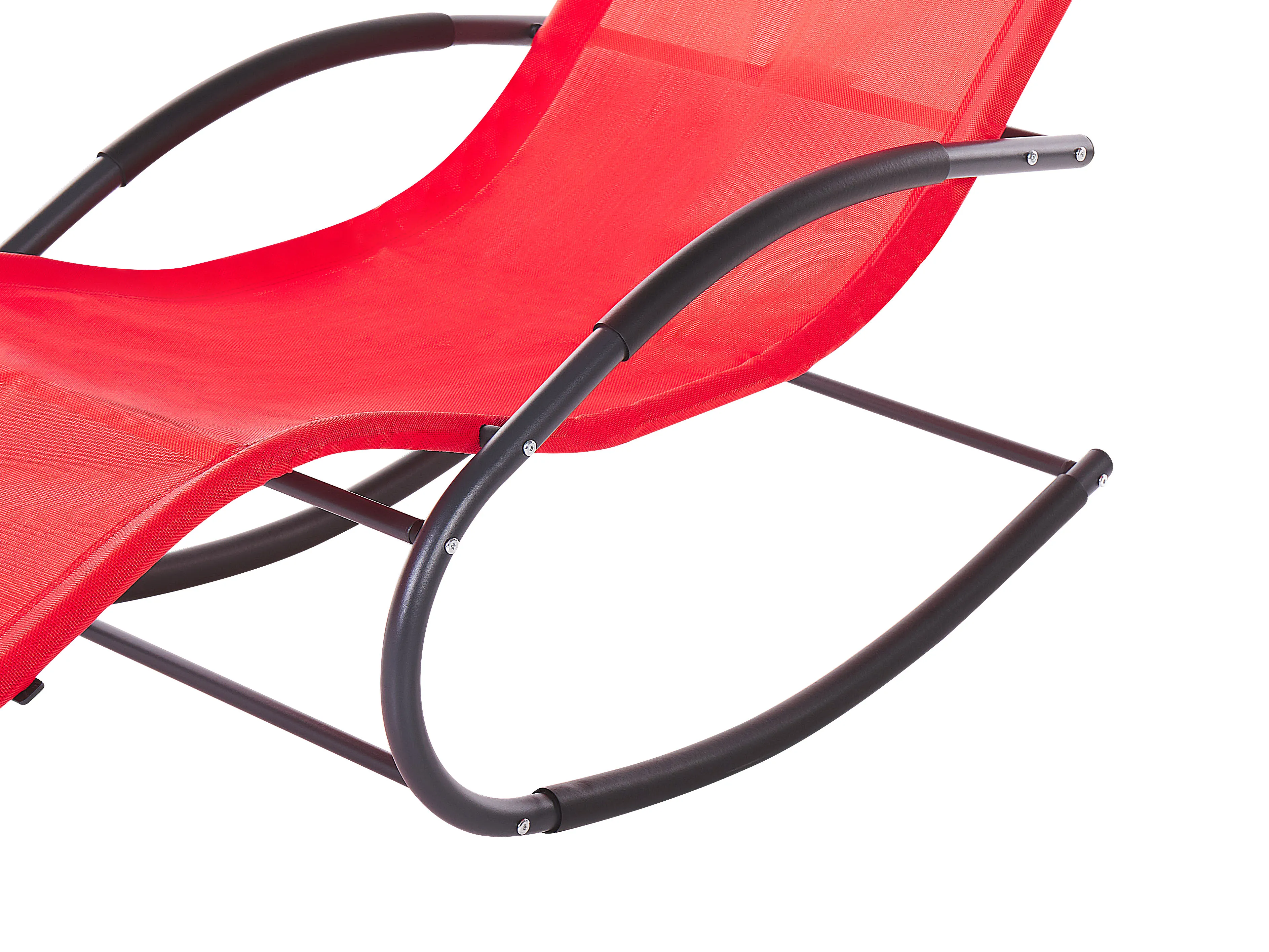 Schommel-ligstoel CARANO II Metaal Rood