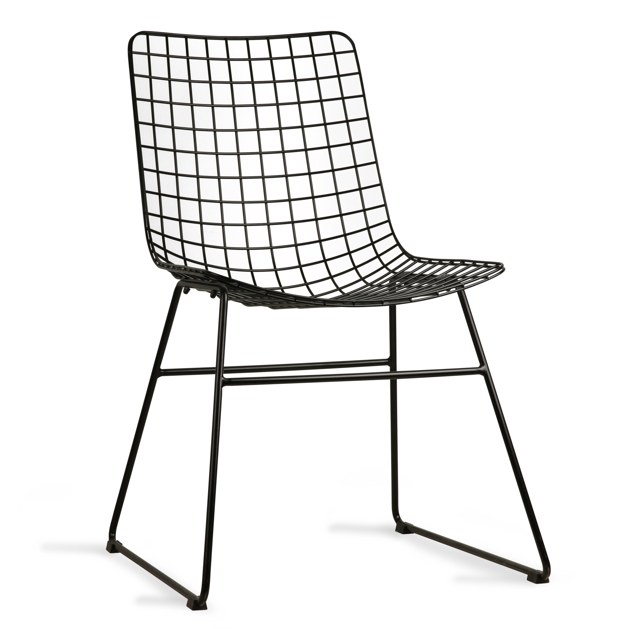Eetkamerstoel Metal Wire black