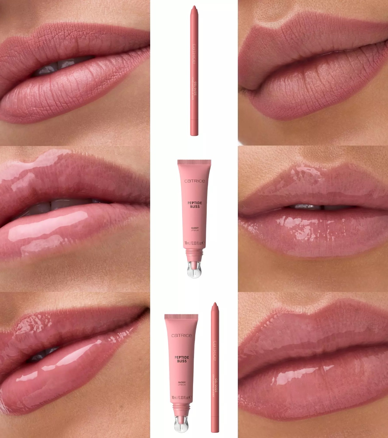 Catrice - Bálsamo labial com cor Peptide Bliss Glossy - 010: Life In Rosé