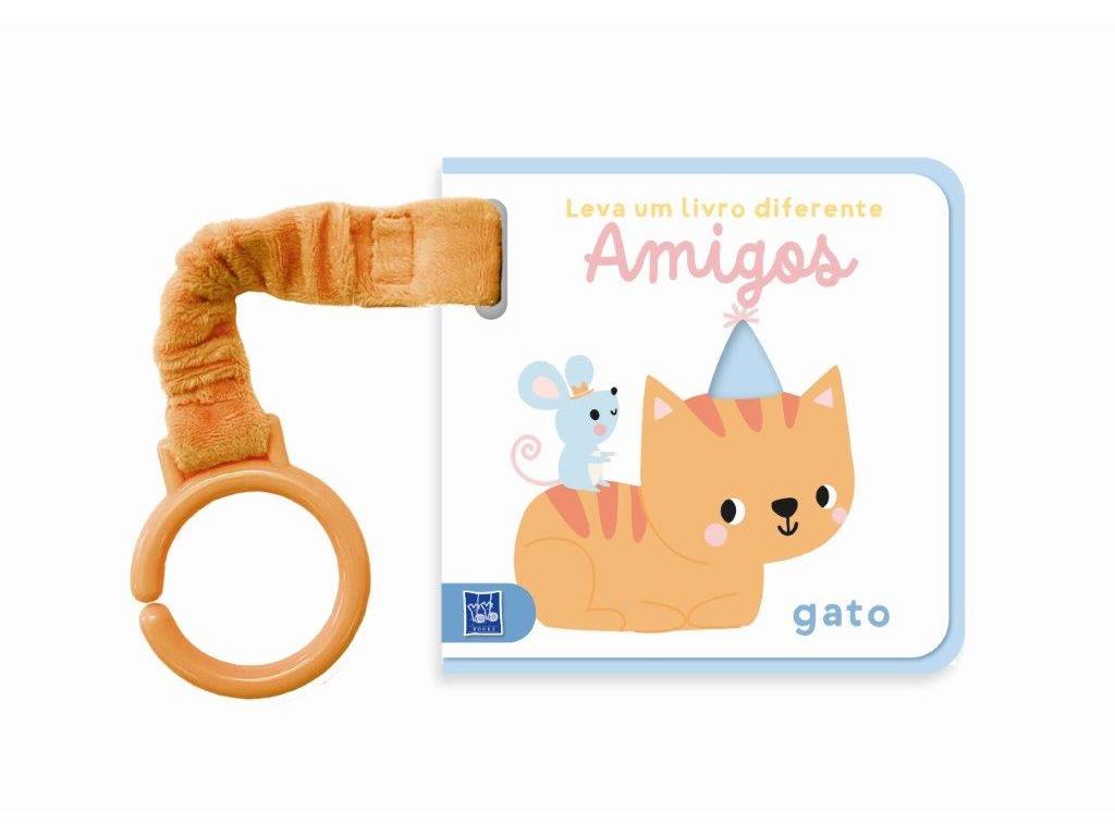 LIVRO LEVA UM LIVRO DIFERENTE - AMIGOS - GATO