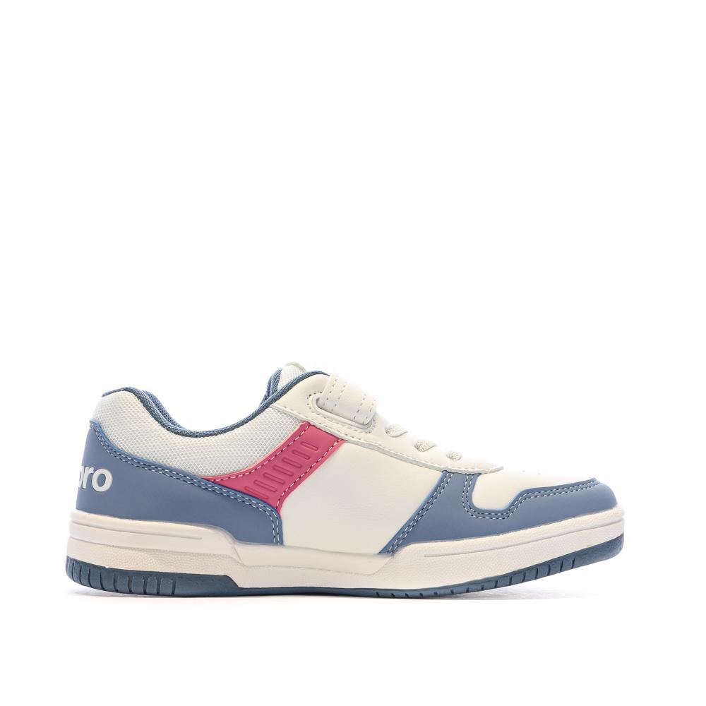 Umbro Baskets Blanches/Bleu/Rose Garçon Umbro Ovida