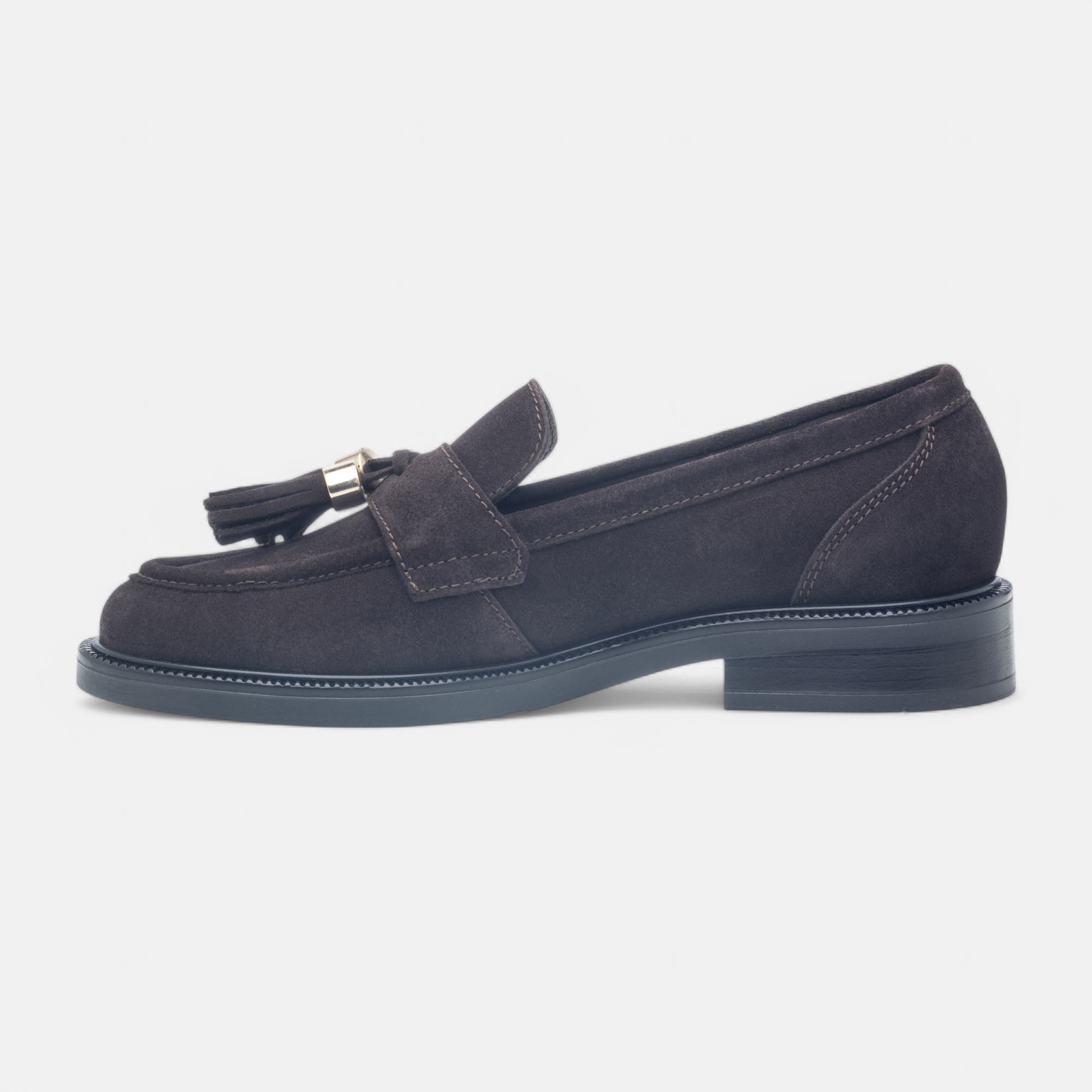 Mocassins Femme en cuir marron