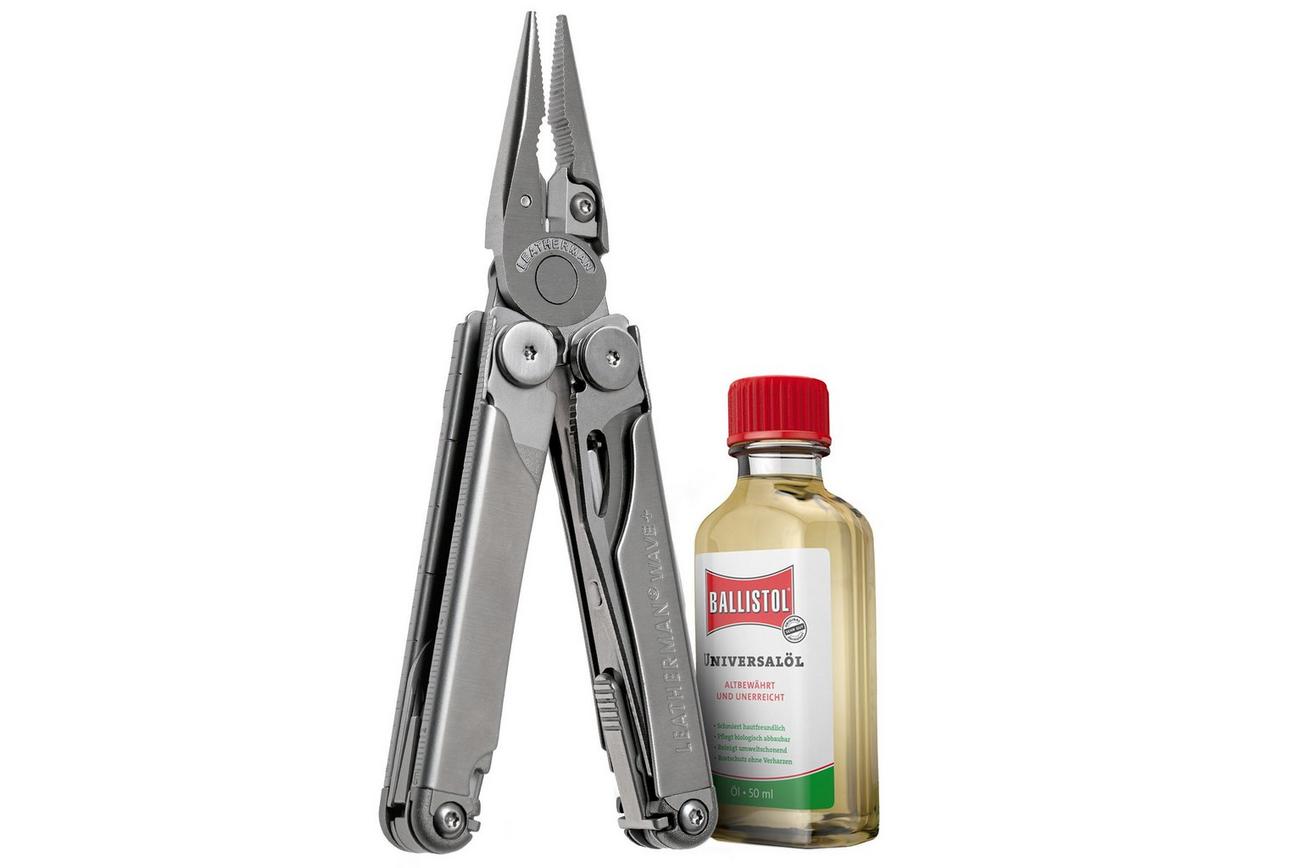 Leatherman Wave Plus met GRATIS Ballistol onderhoudsolie
