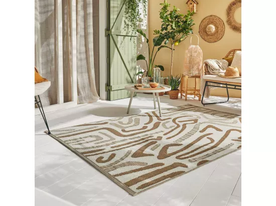 Tapis extérieur en polypropylène Spargi 1741 beige 150 x 220 cm