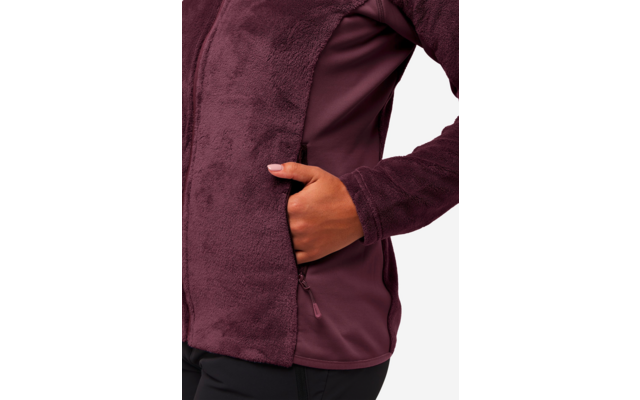 Jack Wolfskin Rotwand Hooded Damen Fleecejacke mit Kapuze