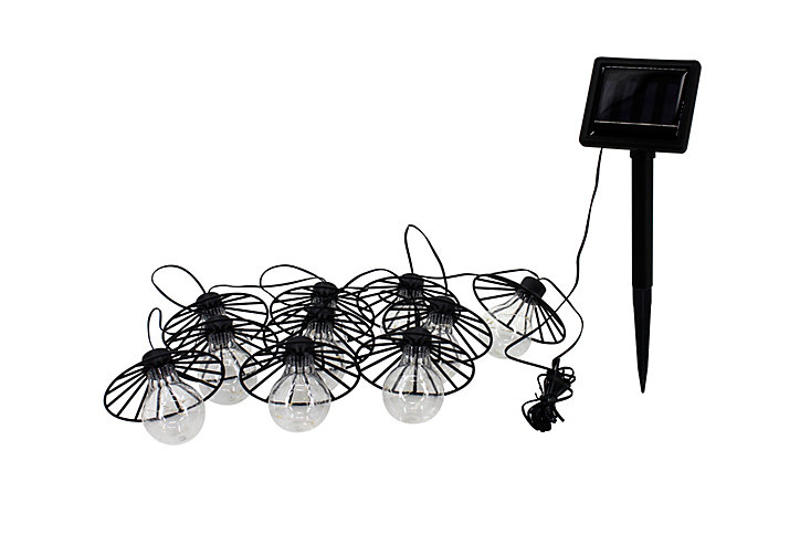 Guirlande solaire Cupabia IP44 0,06W blanc chaud L.4,8 x H.31,5cm