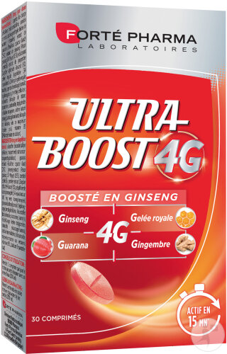 Forté Pharma Vitalité 4G Ultra Boost Avec Ginseng 30 Comprimés