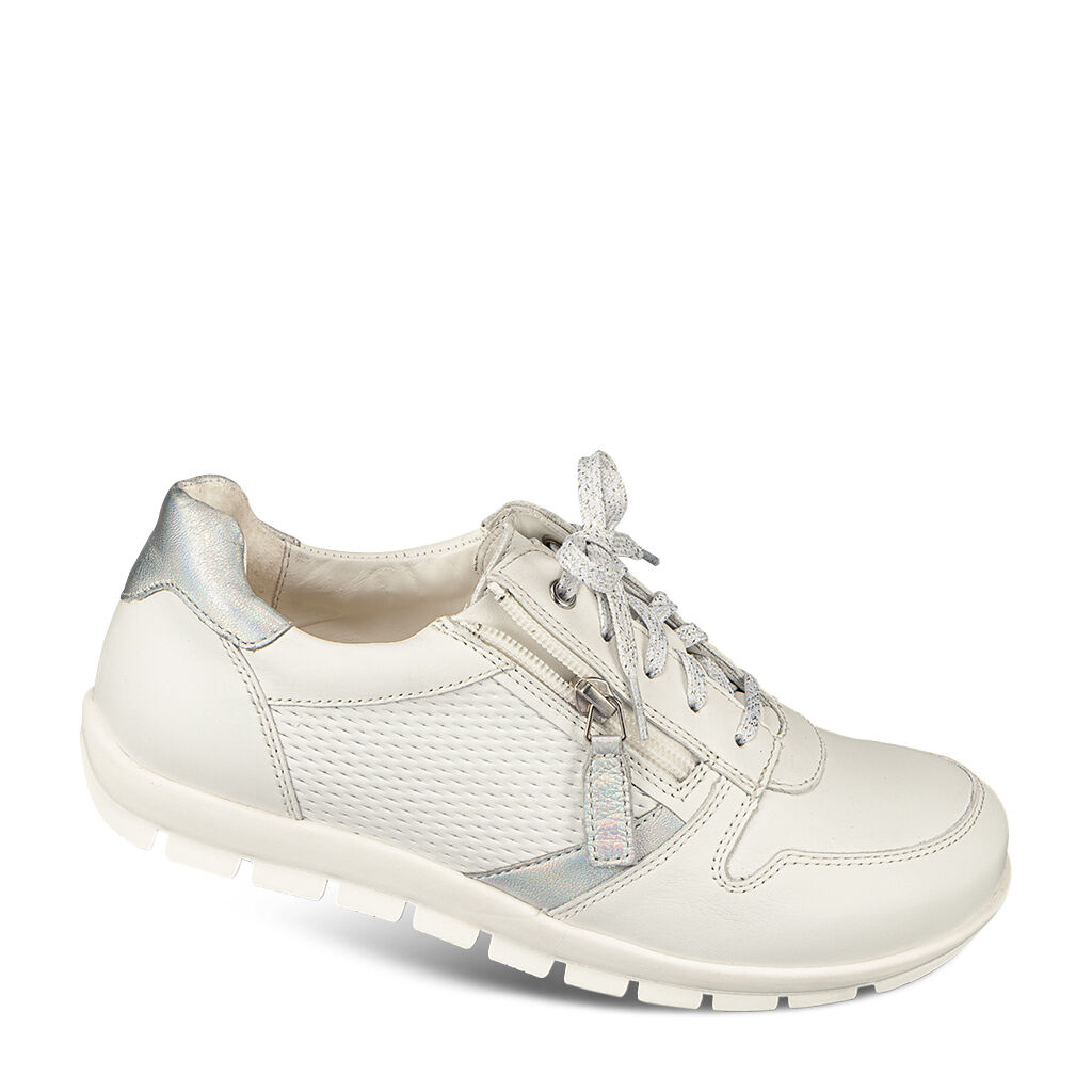 CORINNE SUTER - Sneaker DAVINA weiss-silber