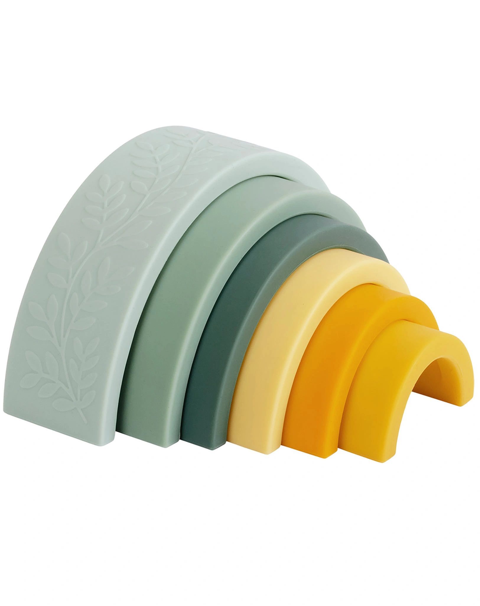 Stapelspielzeug RAINBOW in sage