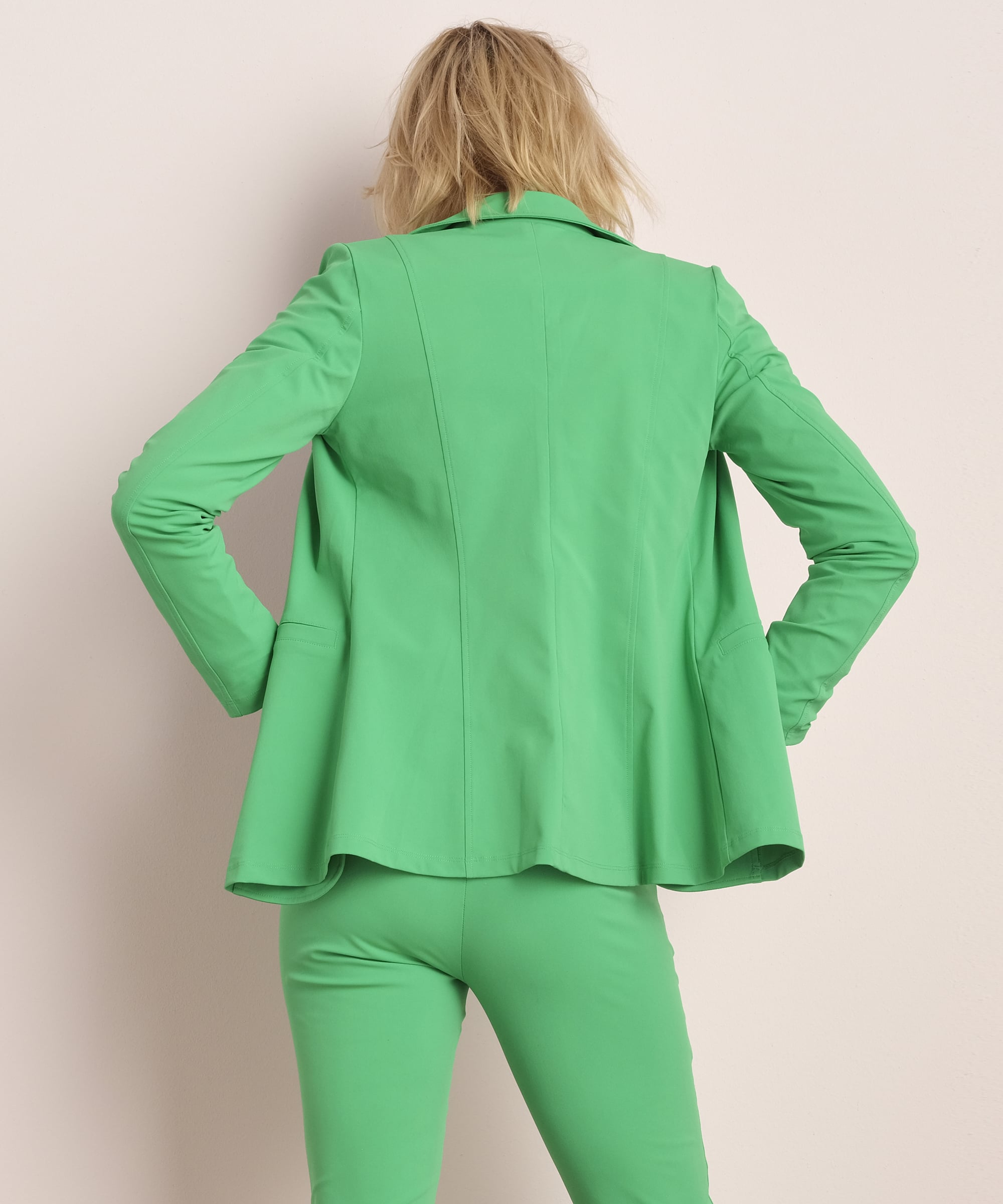travelstof blazer uni