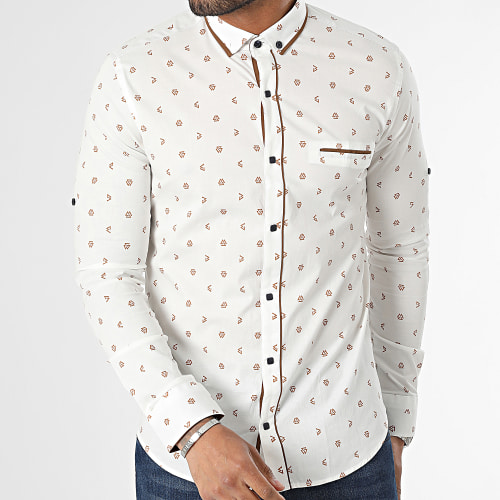 Chemise Manches Longues Blanc