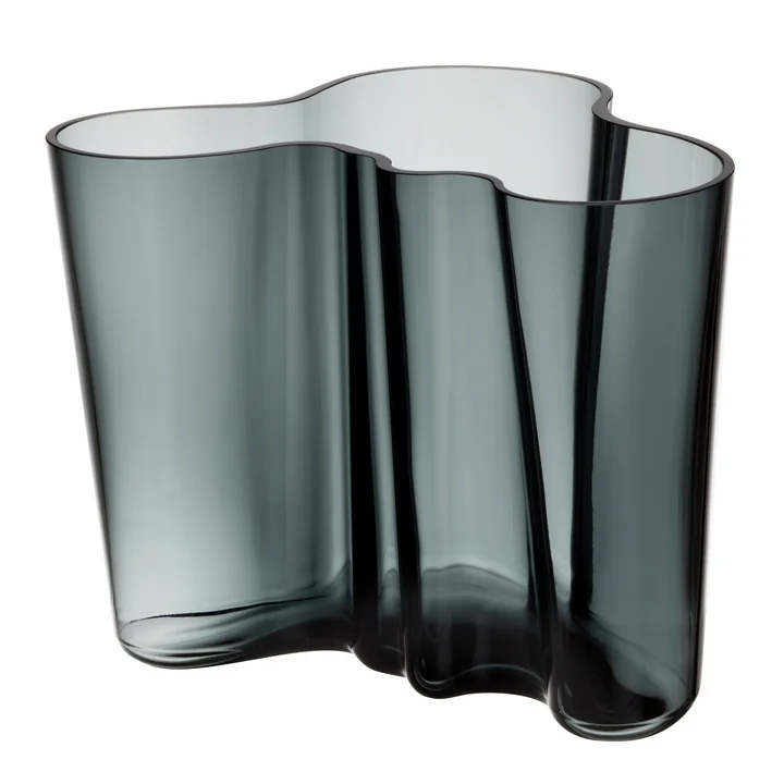 Iittala - Aalto Vase Savoy 160 mm, dunkelgrau
