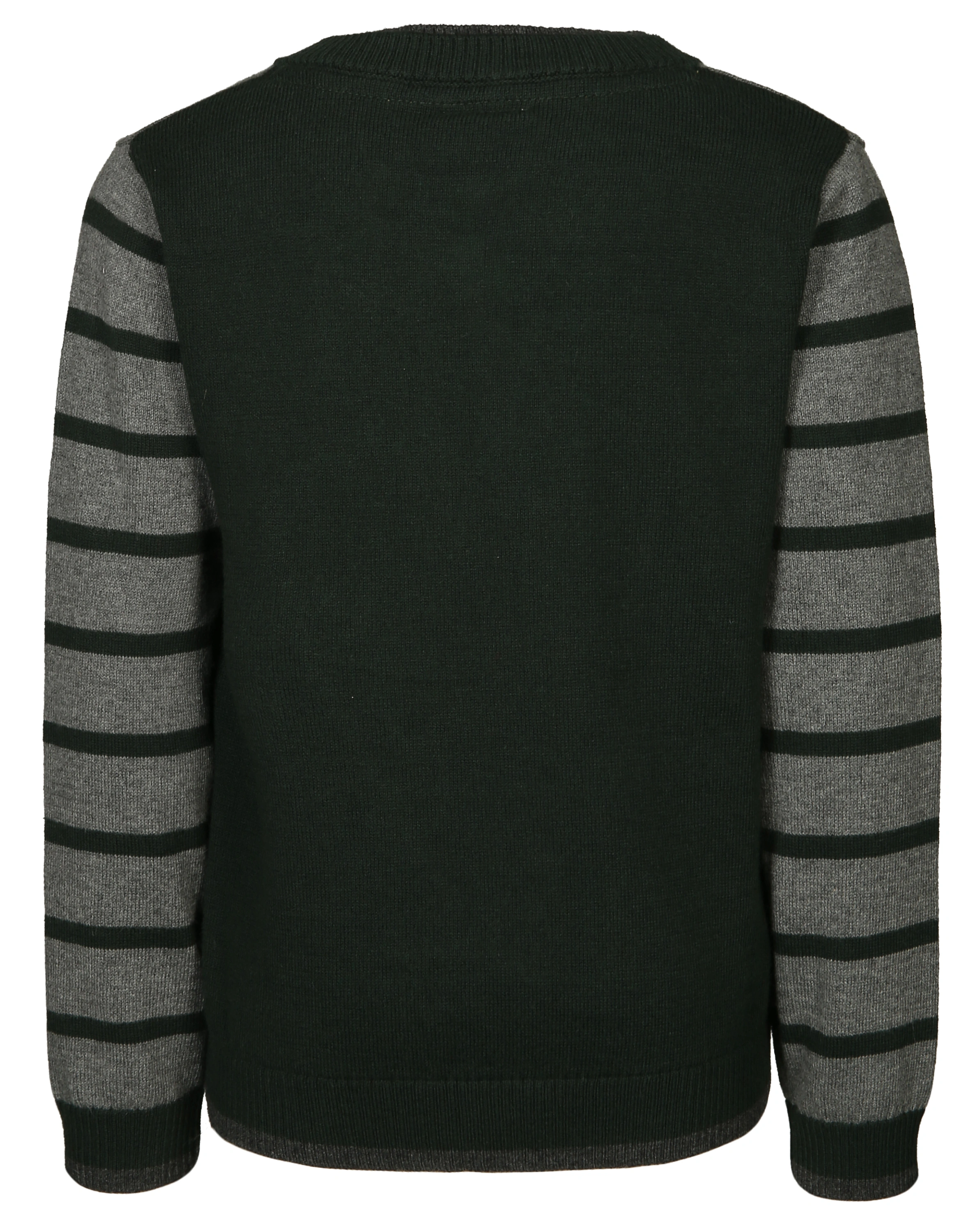 Strickpullover RHOMBUS in pinie/grau