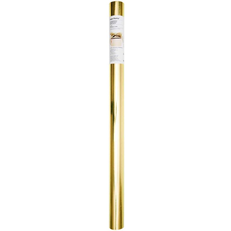 Geschenkpapier Rolle metallic