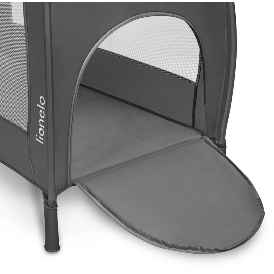 lionelo Reisebett Stefi Plus Grey White