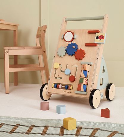 Kids Concept G?vogn - Edvin - Tr?/Bl?
