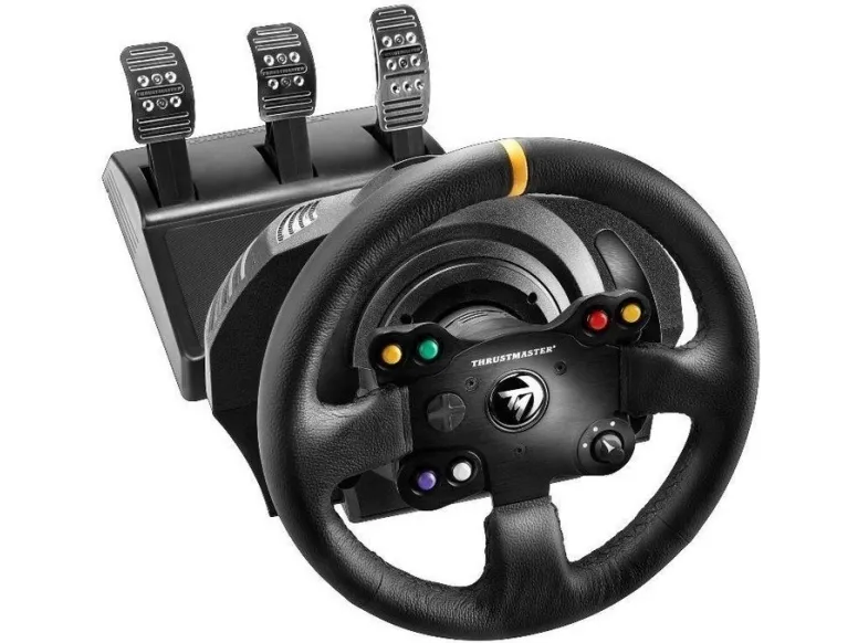 ThrustMaster TX Racing: Leather Edition - rat og pedalsæt - kabling - for PC/ Xbox One / Xbox One Series S/X