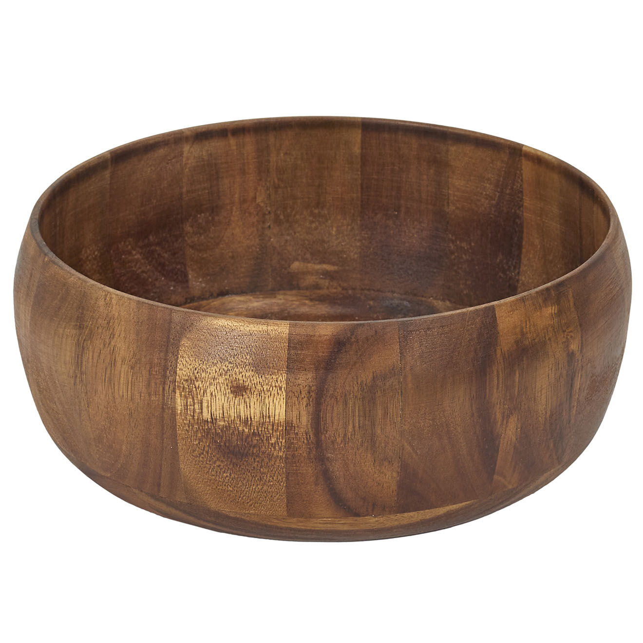 Home Deco Factory Saladier acacia marron - 25x25x10 cm