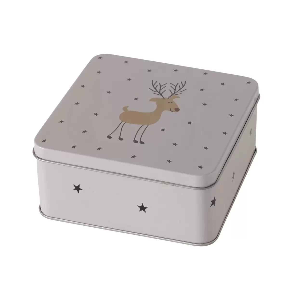 Keksdose klein Timba beige,braun