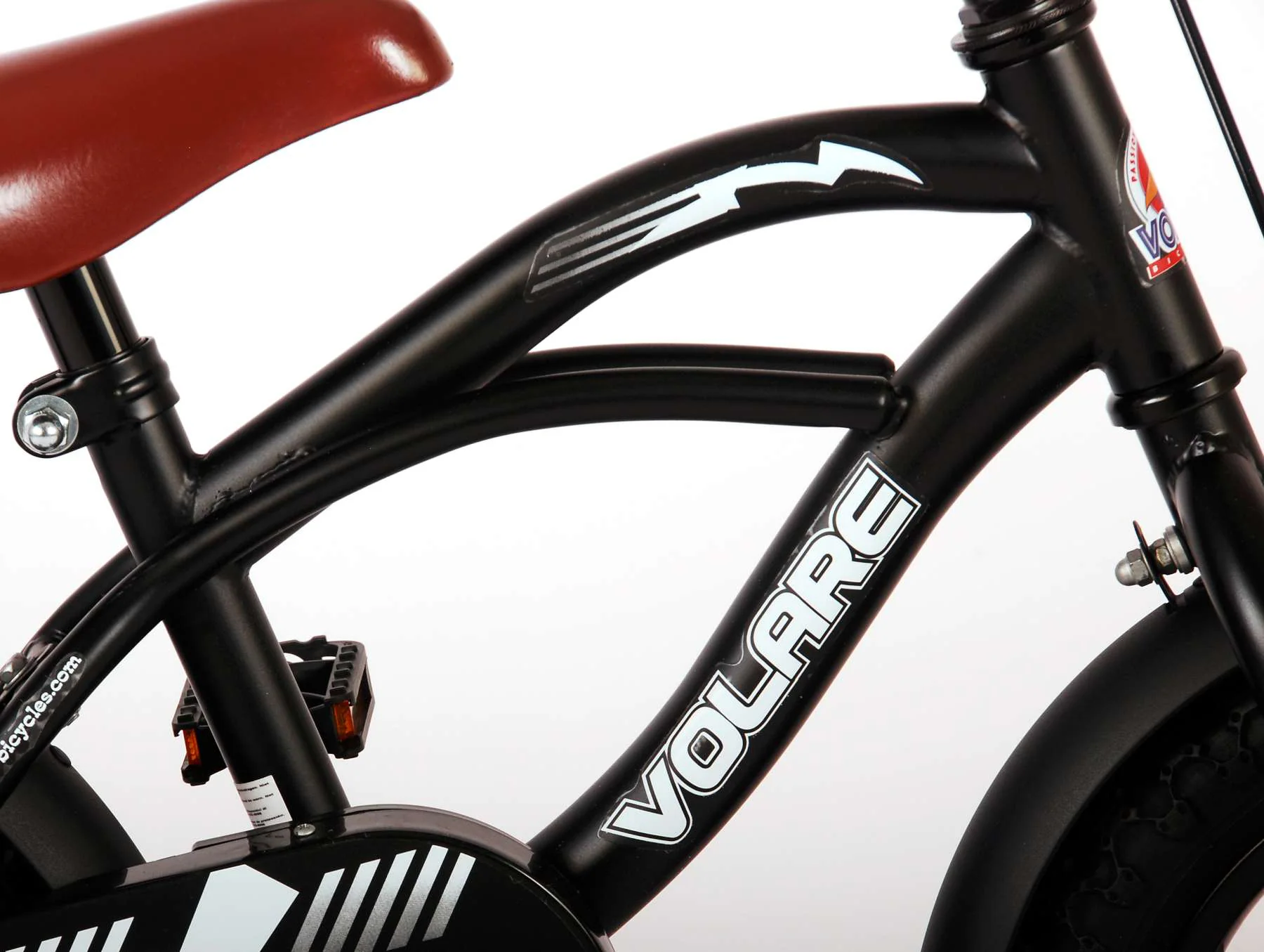 Kinderfahrrad Black Cruiser für Jungen 12 Zoll Kinderrad in schwarz