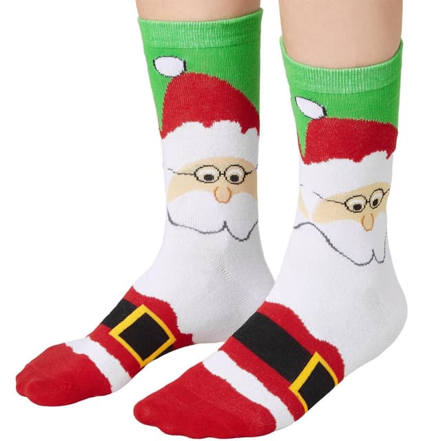 Julesokker med Julemandsmotiv