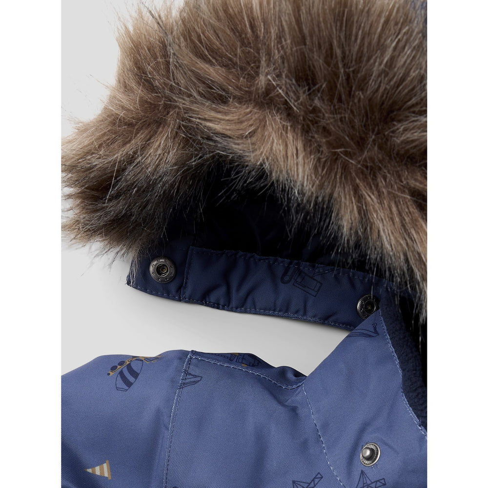 Køb Name It Vintage Indigo Work Nmmsnow10 Dragt Aop Fo Noos