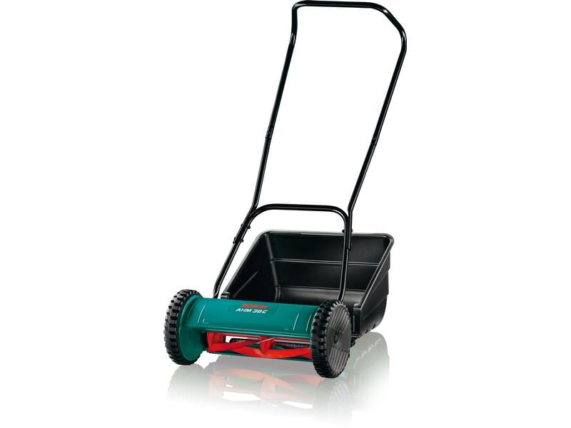 Bosch Handrasenmäher AHM 38 Leise und umweltfreundlich Rasenmähen