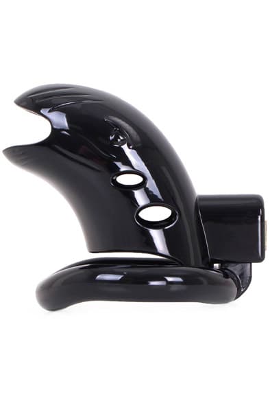 Plastic Chastity Cage Black Kyskhetsbur