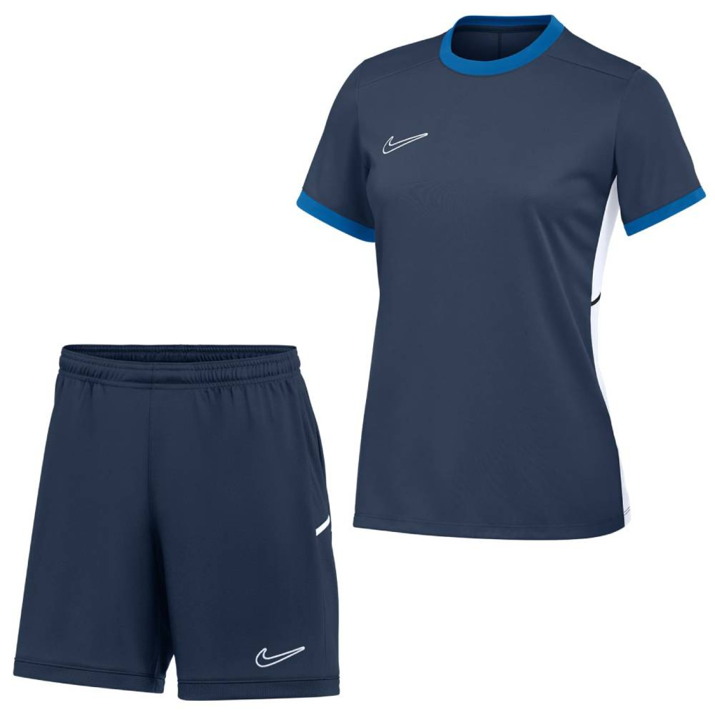 Nike Academy 25 Trainingsset Dames Donkerblauw Blauw Wit