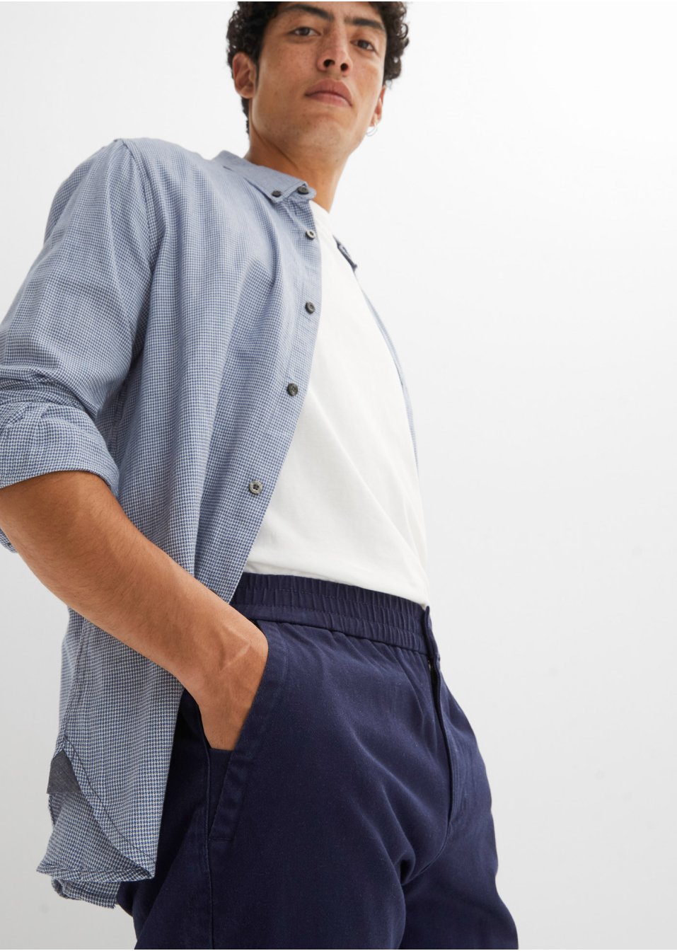 Pantalon chino Regular Fit, Tapered