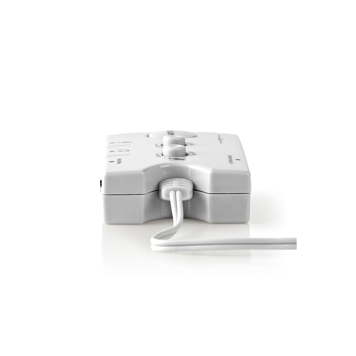 Analog Lydsvitsj | 2x 3,5 mm Hann | 3x 3,5 mm Hunn + 2,5 mm Hunn | Elfenbenshvit