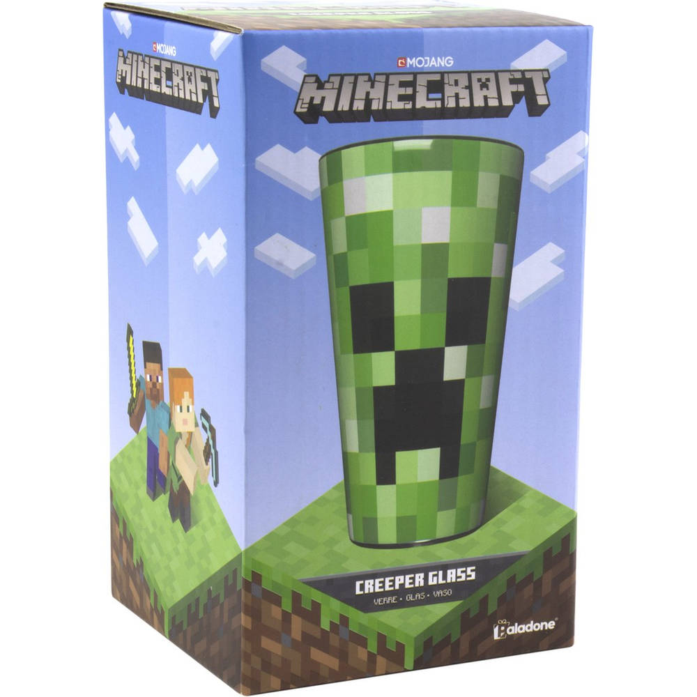 Minecraft Creeper glas - 450 ml