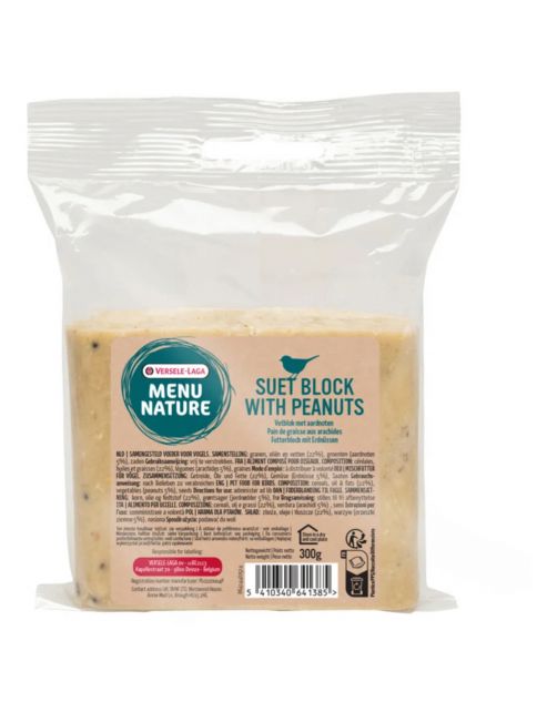 Versele-Laga Menu Nature Vetblok Met Aardnoten - Voer - 300 g