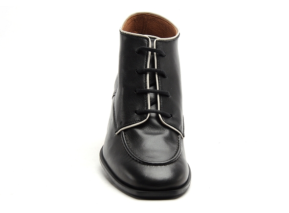 Nemonic boots bottine plates femme 2344 noir
